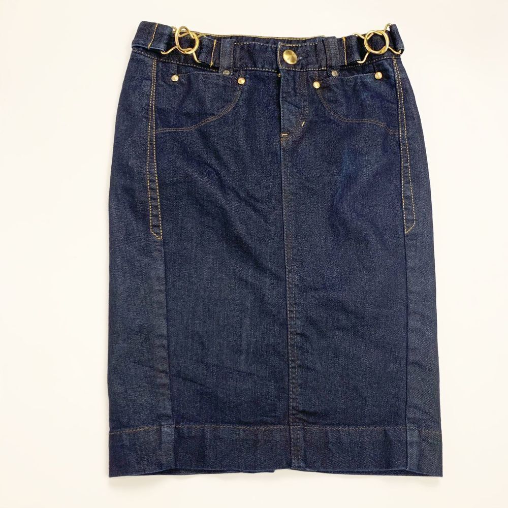 Armani Exchange Denim Pencil Skirt 0P